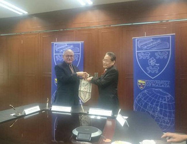 لقائنا مع رئيس جامعة ماليزيا