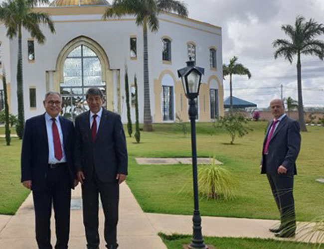  اللقاء مع السفير الفلسطيني في برازيليا 