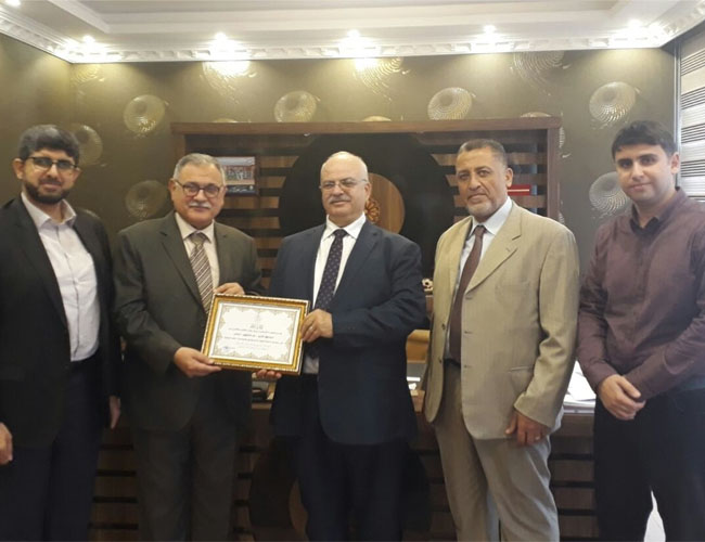 استقبال وفد دار الفتوى 